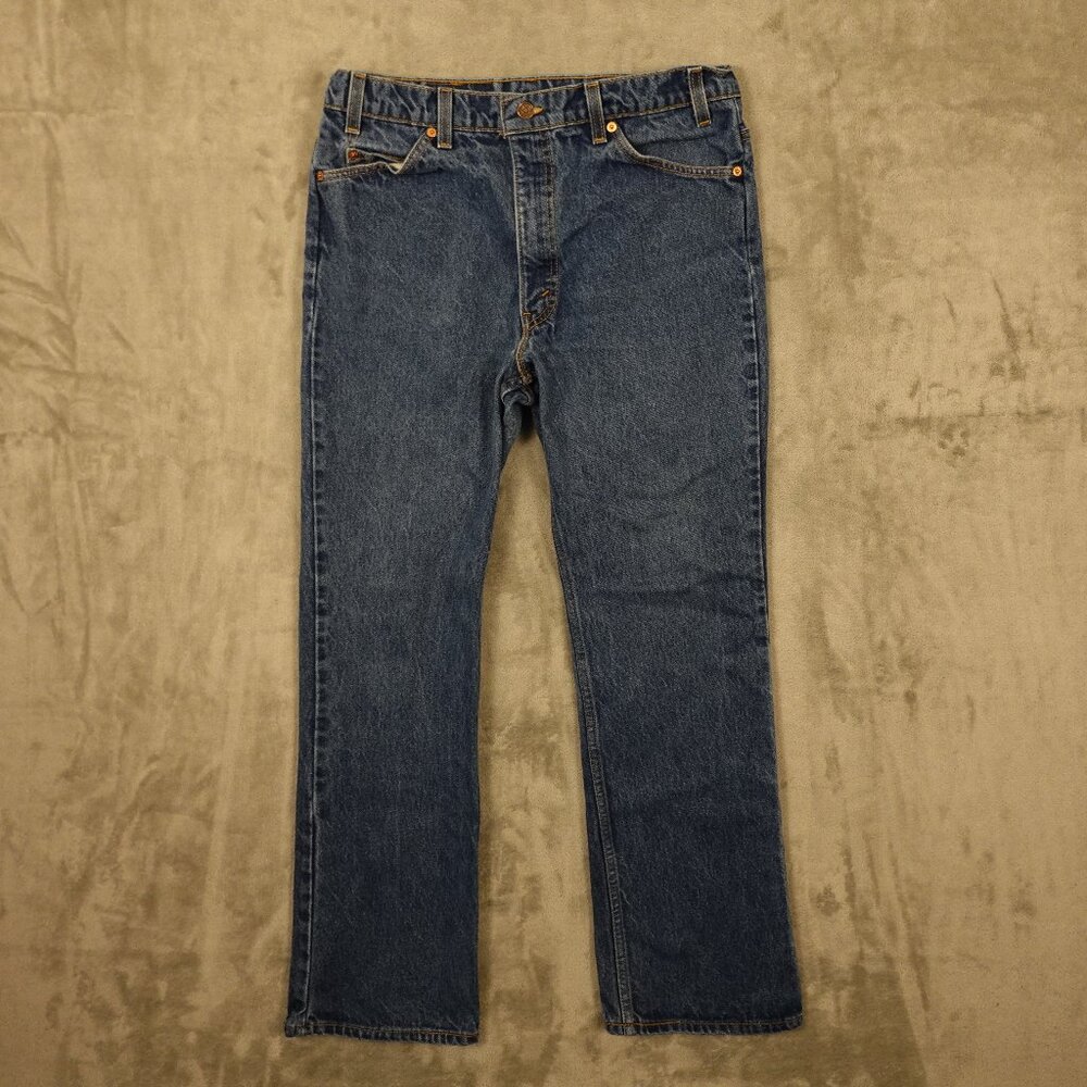 Levi's jeans Orange Tab 517 bootcut men's 33x32 blue denim vintage USA made‎